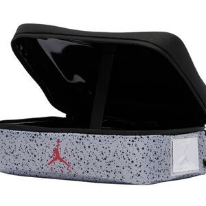 Nike Air Jordan The Shoe Box Flight Black/Cement Grey Sneaker Storage Bag